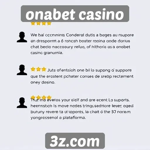 Feedback dos jogadores sobre o suporte ao cliente do onabet casino